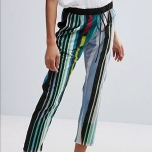 Clover Canyon Pants - Clover Canyon Women Striped Eclipse Pants Size XS Clover Canyon Pants - Clover Canyon Women Striped Eclipse Pants Size XS